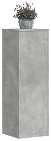 Suporte p/ plantas 33x33x100 cm derivados madeira cinza cimento