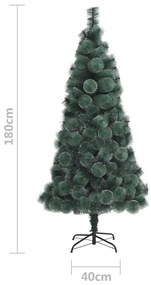 Árvore de Natal artificial com suporte 180 cm PET verde