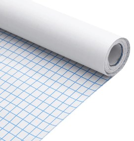 Autocolantes para móveis 90x500 cm PVC branco mate