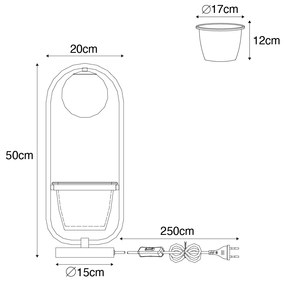 Candeeiro de mesa art déco dourado com vidro branco - Isabella Art Deco,Design