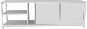 Suporte para TV Primrose – Branco – 160 cm x 35,3 cm x 50,8 cm