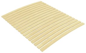 vidaXL Estrado ripado com 17 ripas 100x200 cm