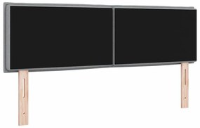 Cabeceira vidaXL Design Linhas Cinza Claro 140 cm Tecido