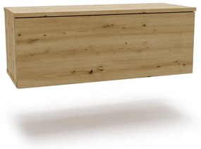 Armário TV 80 cm - Cor Carvalho Artesanal