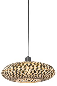 Candeeiro de suspensão oriental bambu preto 40 cm - Ostrava Oriental