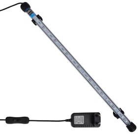 vidaXL Lâmpada LED aquário 48 cm azul