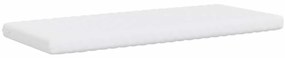 Colchão de espuma 80x220 cm 7 zonas dureza 20 ILD branco