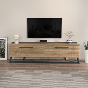 Móvel TV Astrid – Nogueira Preta – 163,8x46,8x36,6 cm