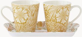 Chávena de chá e pires em porcelana Morris & Co.