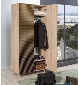 Guarda-roupa Stil – Carvalho Sonoma – 90x192x52 cm