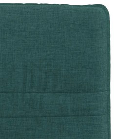 Cadeiras de jantar 4 pcs tecido verde escuro