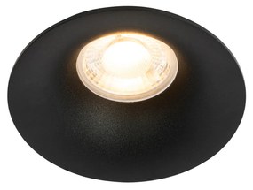 LED Foco embutido inteligente preto Incl. Wifi GU10 50mm - Gijs Moderno