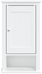 Móvel de parede p/ WC BERG 40x27x71,5 cm pinho maciço branco