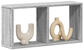 Armário de parede 60x16x30 cm deriv. madeira cinzento sonoma