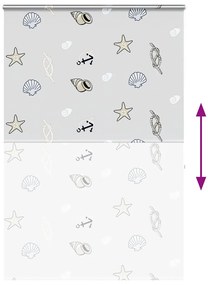 Rolo de Duche Estores cassete 150x240 cm Largura Tecido 146 cm