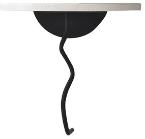 Prateleira de Parede Leo – Preto e Branco – 35 cm x 35 cm