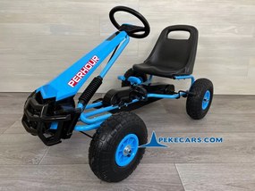 Kart a pedais para crianças PERHOUR Azul