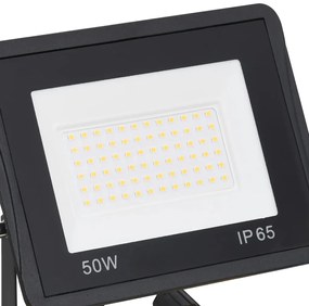 Projetor c/ iluminação LED e pega 2x50 W branco quente