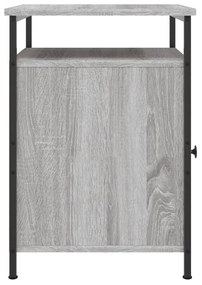 Mesas cabeceira 2 pcs 40x42x60cm deriv. madeira cinzento sonoma