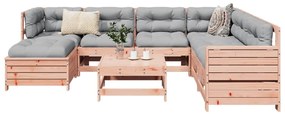 vidaXL 8 pcs conj. sofás jardim madeira abeto-de-douglas