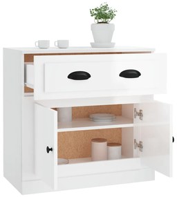 Aparador 70x35,5x67,5 cm derivados de madeira branco brilhante