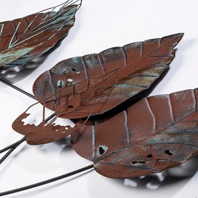 Acessório Decorativo de Parede Casting Leaf – Multicolor – 67 x 112 cm