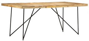 Mesa de jantar 180x90x76 cm madeira de mangueira maciça