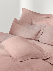 Capa de edredão em linho com costura elevada Linna