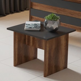 Mesa de Centro VO2 – Nogueira e Antracite – 60x46,3x50 cm