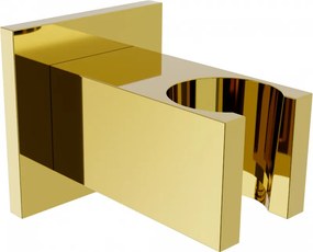 Mexen Cube suporte de chuveiro, dourado - 79350-50
