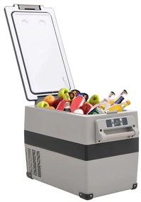 Mala térmica com pega 55 L PP e PE preto e cinzento