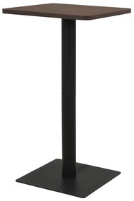 Mesa bistrô 50x50x107 cm cor madeira de freixo escura