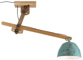 Candeeiro de teto 25 W 105x30x65-108 cm E27 azul desgastado