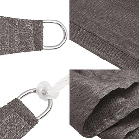 Para-sol estilo vela 160 g/m² 2x2,5 m PEAD antracite
