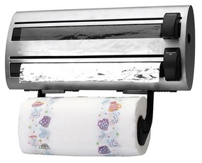 Porta Rolos Parede Inox Oval