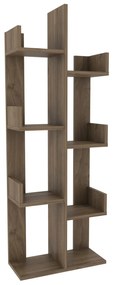 Estante Luisa – Nogueira – 50 cm x 22 cm x 173 cm