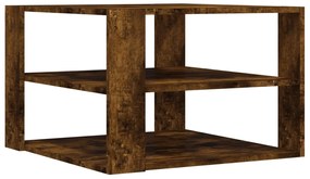 Mesa de centro 59,5x59,5x40cm derivados madeira carvalho fumado