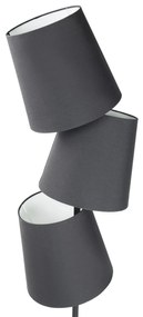 Candeeiro de pé preto 164 cm RIO GRANDE Beliani