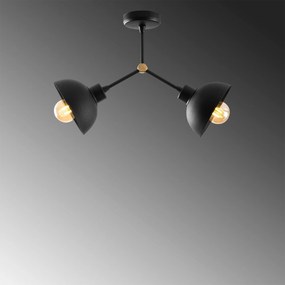 Candeeiro de Teto Dram – Preto – 46 x 15 cm