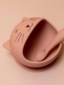 Conjunto refeição TRIXIE Mr. Lion para bebé rosa-pálido