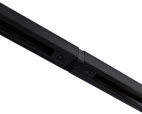 Sistema de trilho moderno monofásico com 10 spots preto - Jeana