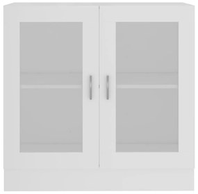 Armário vitrine 82,5x30,5x80 cm derivados de madeira branco
