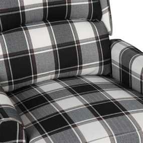 Poltrona de massagens reclinável tecido multicor