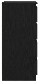 Aparador 37,5x35x76 cm derivados de madeira carvalho preto
