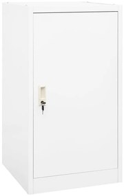 vidaXL Armário para selas 53x53x105 cm aço branco