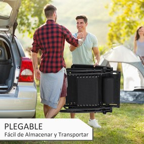 Outsunny Espreguiçadeira Dobrável Gravidade Zero com Toldo Apoio para os Braços Espreguiçadeira Reclinável com Bandeja Removível 90x67x110cm Preto