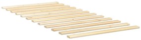 vidaXL Ripas para estrado de cama 90x200 cm madeira de pinho maciça