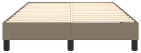 Estrutura cama sem colchão 120x200 cm tecido cinza-acastanhado