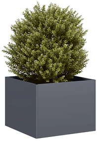 vidaXL Vaso/floreira 40x40x30 cm aço antracite
