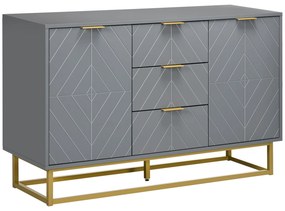 Armário Moderno – Modelo Oslo – 120x40x76 – Armazenamento Vertical – B